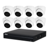 DAHUA 6MP 4K AI 8 Channel NVR with 2TB HDD Security 8 x Camera KIT Turret IP DH-IPC-HDW3666EMP-AS