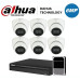 DAHUA 6MP 8 Channel NVR with 2TB HDD Security 6 x Camera KIT Turret IP DH-IPC-HDW3666EMP-AS