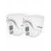 IVSEC 850D 8MP 4K 110° AI PoE ONVIF Advance Deterrent Dome Security Camera - IVNC-850D (2-PACK)
