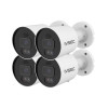 IVSEC PRO 880B 8MP 4K 106° 25fps Sony Starvis Sensor w Advanced AI PoE ONVIF Bullet Camera (4-PACK)
