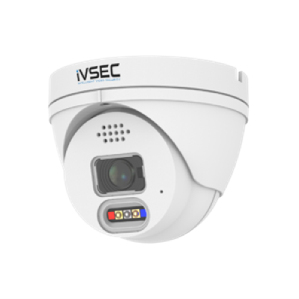IVSEC PRO 340ADX 12MP 6K 87° 15fps AI PoE ONVIF Dome Security Camera - IVNC-340ADX