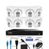IVSEC 8MP 4K AI 2TB 16CH 8x850D Dome Cameras UHD NVR CCTV Security System (16x8)