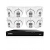 IVSEC 8MP 4K AI 2TB 16CH 8x850D Dome Cameras UHD NVR CCTV Security System (16x8)