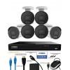 IVSEC 12MP 6K AI 2TB 8CH 6x1250B Bullet Cameras UHD NVR CCTV Security System (8x4) - IVK8L-12506B