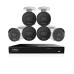 IVSEC 12MP 6K AI 2TB 8CH 6x1250B Bullet Cameras UHD NVR CCTV Security System (8x4) - IVK8L-12506B
