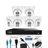 IVSEC 12MP 6K AI 2TB 8CH 6x1250D Dome Cameras UHD NVR CCTV Security System (8x4) - IVK8L-12506D