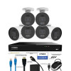 IVSEC PRO 8MP 4K PRO-AI 2TB 8CH 6x880B Cam 25fps Sony Starvis NVR CCTV Security System (8x6)