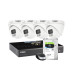 IVSEC 4MP LX-Series 4CH 4Cam IP Ethernet CCTV Security Kit