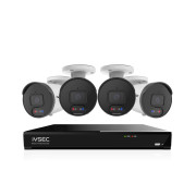 IVSEC 12MP 6K AI 2TB 8CH 4x1250B Bullet Cameras UHD NVR CCTV Security System (8x4) - IVK8L-12504B