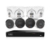 IVSEC 8MP 4K AI 2TB 8CH 4x850B + 4x850D Cameras UHD NVR CCTV Security System (8x8)