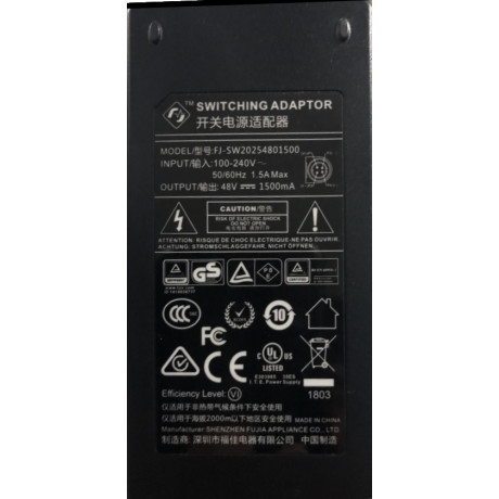 Power Supply to suit Swann NVR8-8580 (NVR8-7450) NVR Unit's