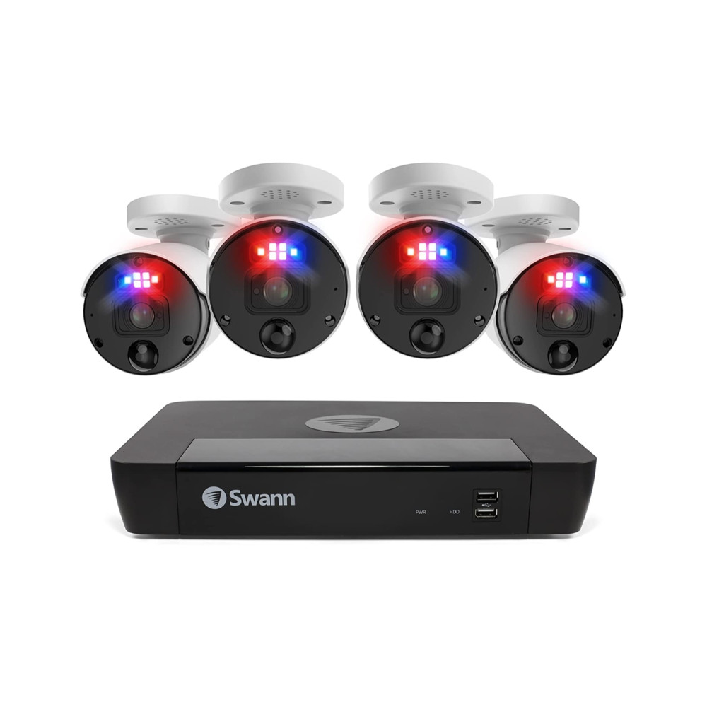 Swann 4 Camera 8 Channel 6K 12MP Mega HD Professional NVR Security System