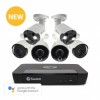 Swann 8 Channel 8MP Ultra HD NVR-8580 with 2TB HDD & 4 x 8MP NHD-887MSB Bullet Cameras & 2 NHD-887MSFB Spotlight Cameras