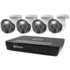 Swann 8 Channel Security System: 4K Super HD NVR-8580 with 2TB HDD & 4 x 4K Upscale NHD-875WLB Bullet Cameras