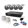 Swann 8 Channel Security System: 4K Super HD NVR-8580 with 2TB HDD & 4 x 4K Upscale NHD-875WLB Bullet Cameras