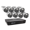  Swann 8 Channel Security System: 4K Super HD NVR-8580 with 2TB HDD & 8 x 4K Upscale NHD-875WLB Bullet Cameras