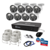  Swann 8 Channel Security System: 4K Super HD NVR-8580 with 2TB HDD & 8 x 4K Upscale NHD-875WLB Bullet Cameras