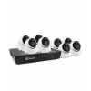 Swann 8 Channel Security System: 4K Super HD NVR-8580 with 2TB HDD & 8 x 4K NHD-888MSD True Detect Dome Cameras