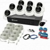 Swann 8 Channel Security System: 4K Super HD NVR-8580 with 2TB HDD & 8 x 4K NHD-888MSD True Detect Dome Cameras