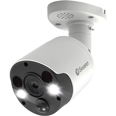  Swann Thermal Sensing PIR Security Camera: 5MP HD Bullet withSpotlight & Siren - SWPRO-5MPMSFB