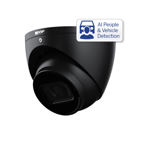 VIP Vision Professional AI Series 6.0MP Fixed Turret (Black) 