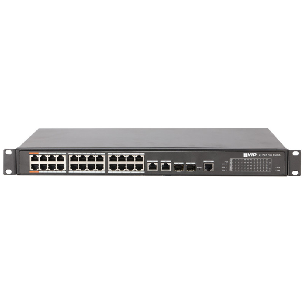 VIP Vision 24-port Managed Hi-PoE Network Switch