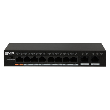 VIP Vision 8-port Unmanaged Hi-PoE Network Switch