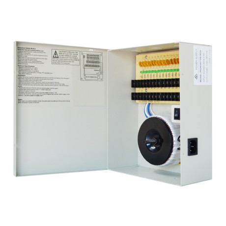 Securview 24VAC 18 Channel 10A Heavy Duty Transformer - CCTV Power Supply