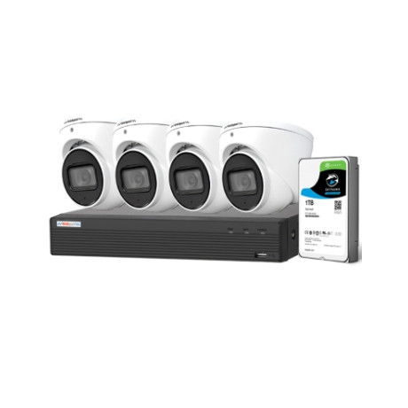 Watchguard 4 Ch 1TB L-Series 4 Camera 6MP IP Surveillance Kit Fixed - NVRKIT-L461-4C