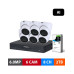 Watchguard G-Series 6 Camera 6MP AI IP 8Ch 2TB HDD NVR Surveillance Kit - NVRKIT-G862-6C